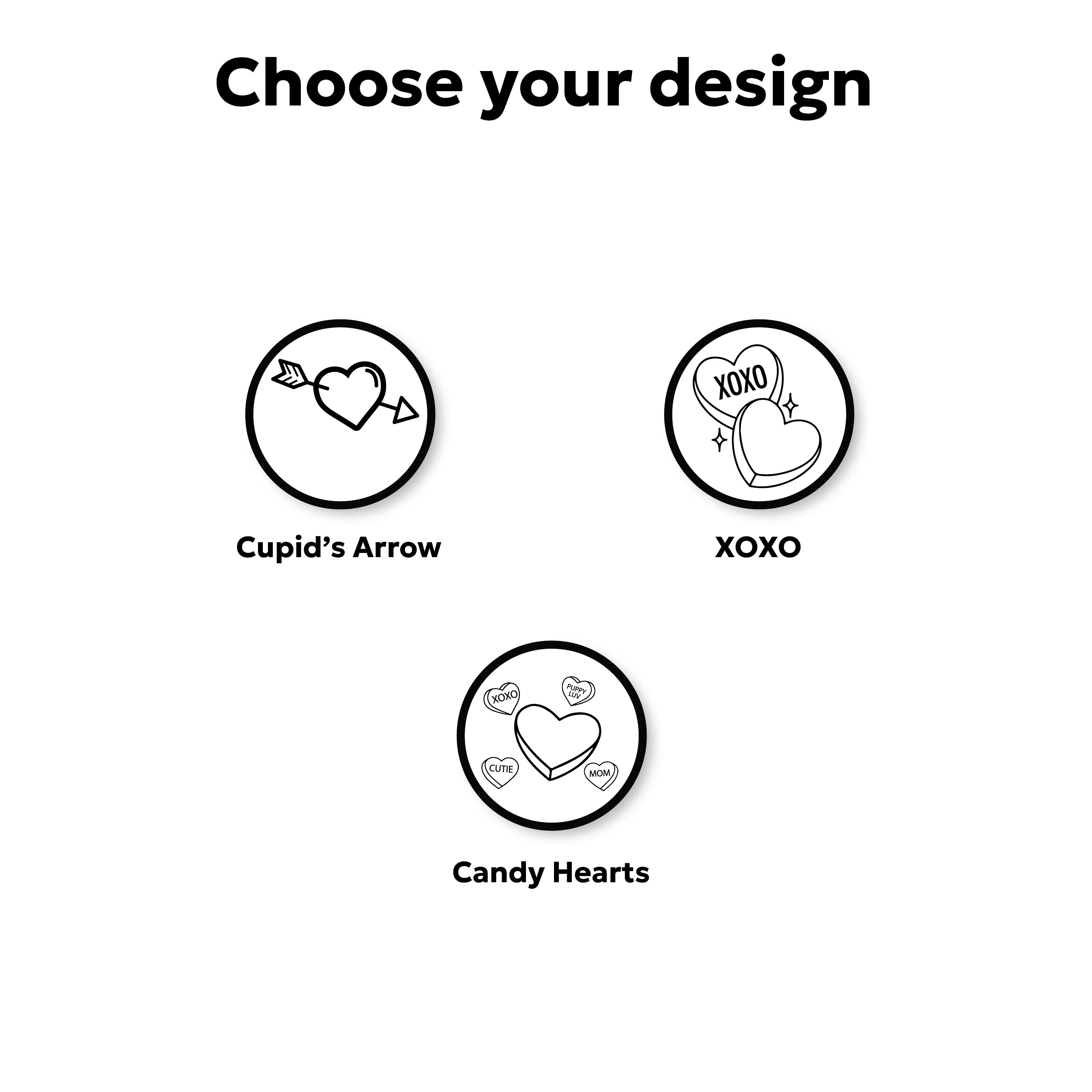 AirTag Holder Slide-On Silicone Pet ID Tag | Valentine's Day - Image 3