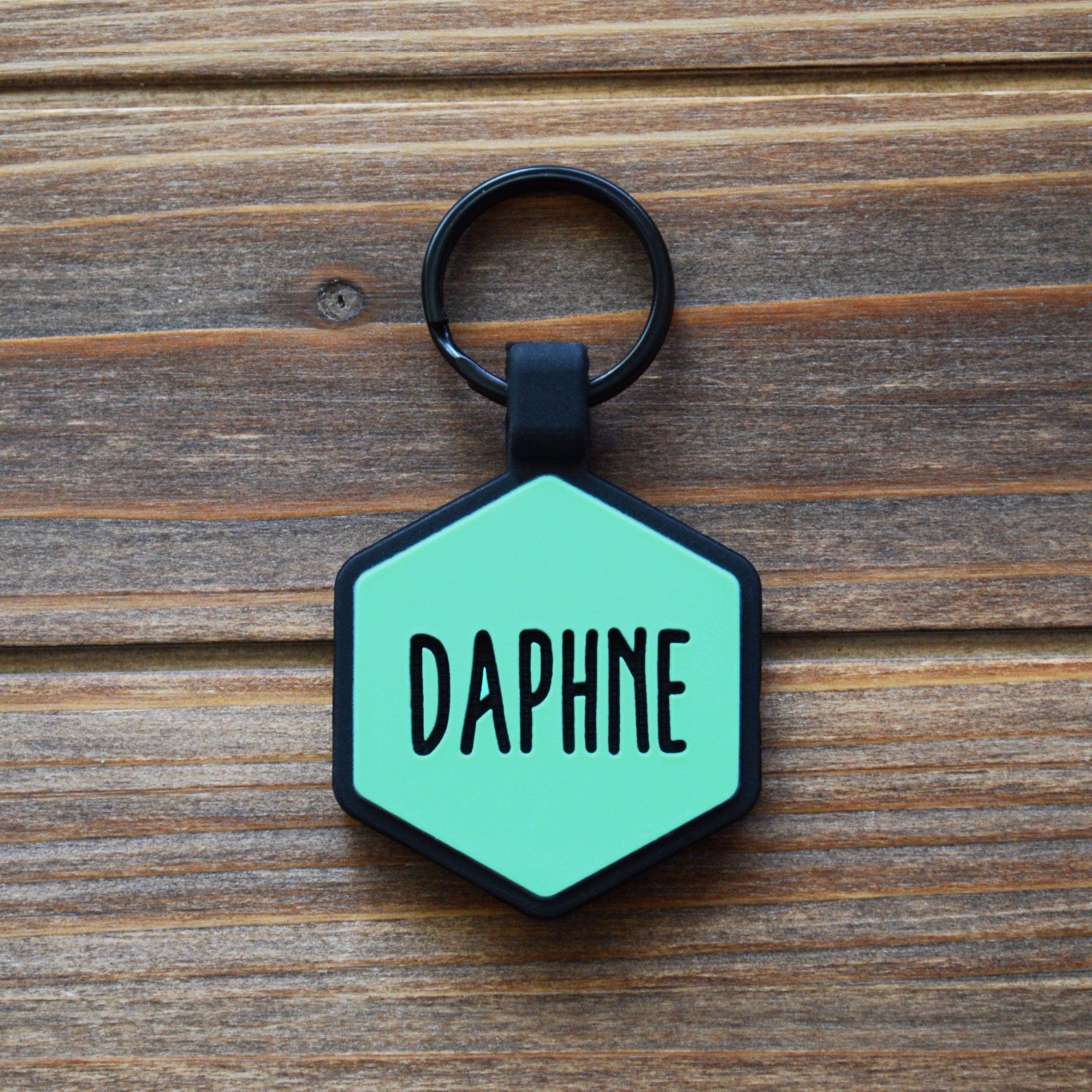 Aqua Silicone ID Tag - Image 3