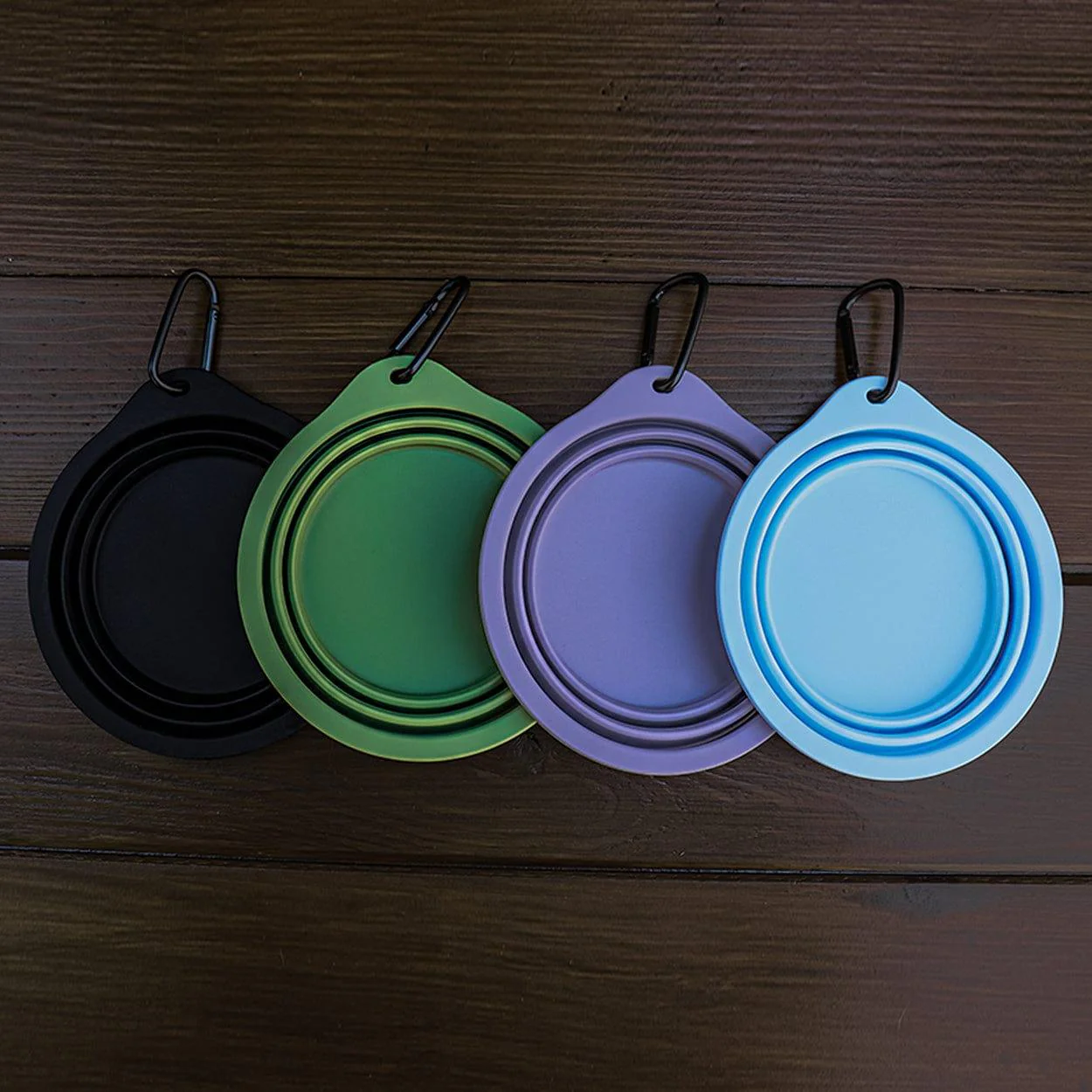 Black Silicone Travel Bowl - Image 3