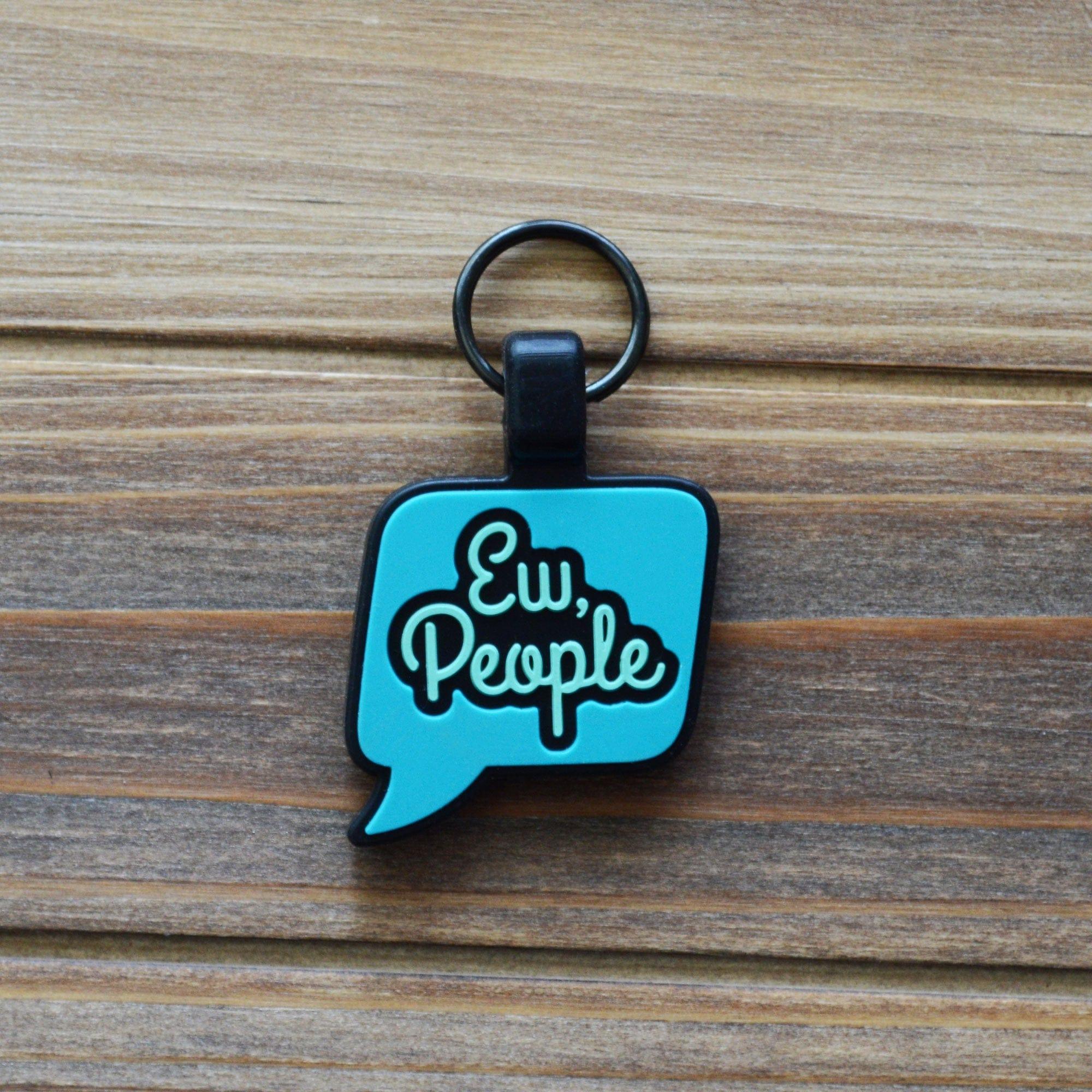 Ew, People Silicone Cat ID Tag - Image 3