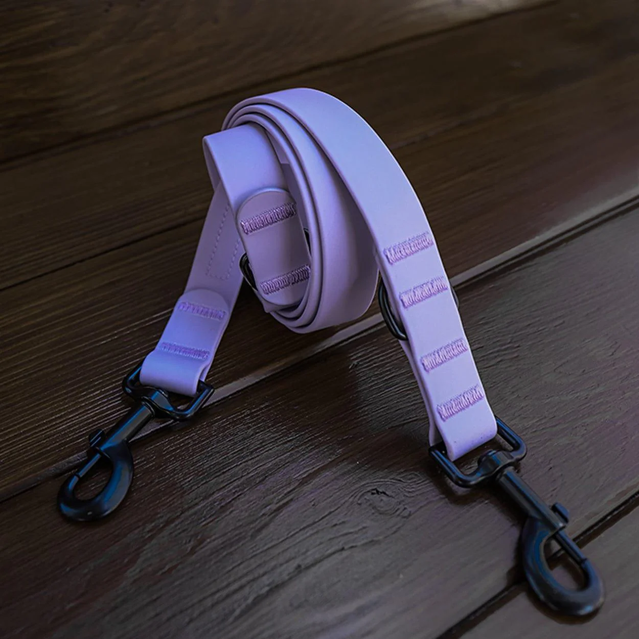 Heather Purple Leash and Collar Set - Image 3