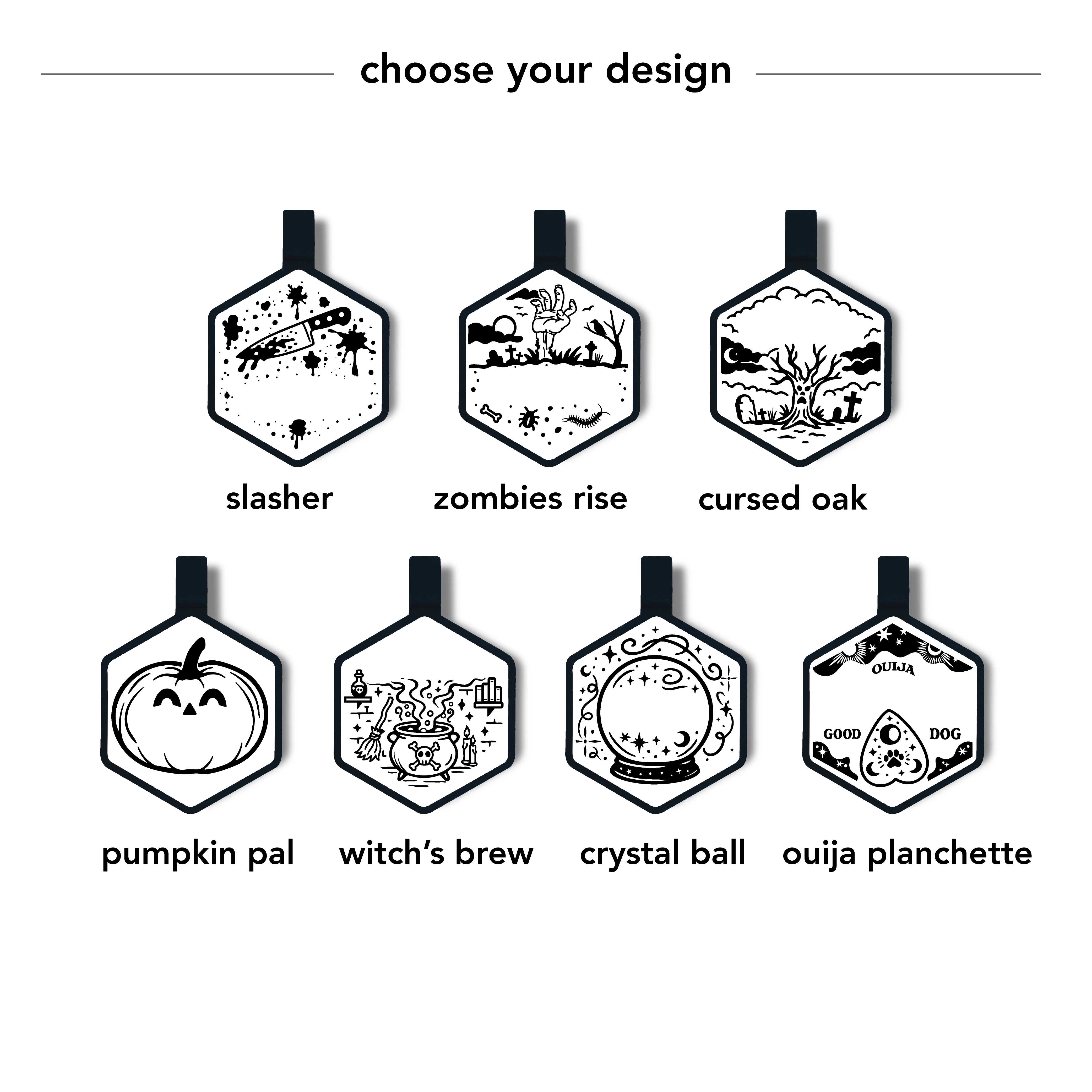 Mini Fright Fest Halloween ID Tags - Image 3