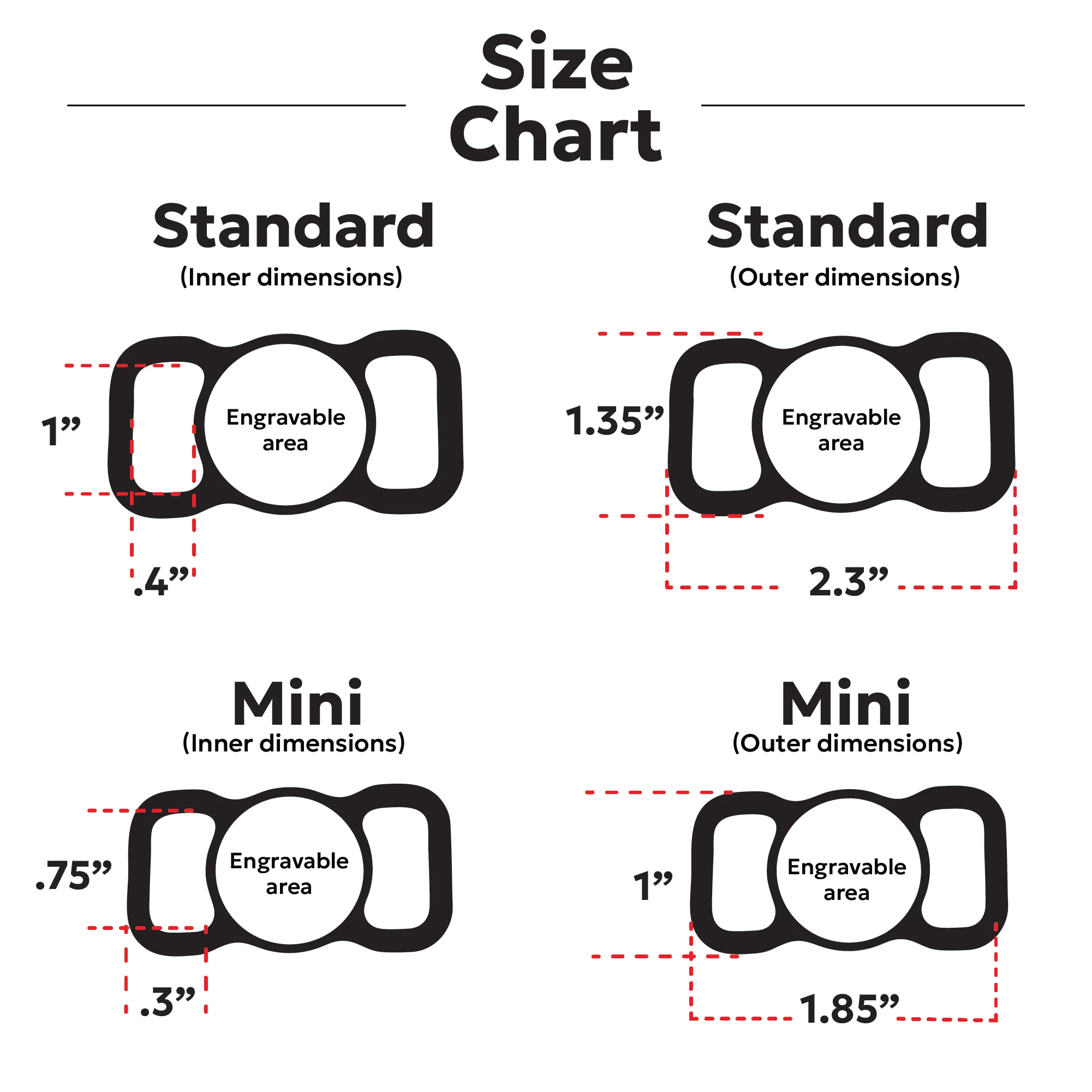 Custom Artwork Pet ID Tag | Slim Slide-On - Image 3