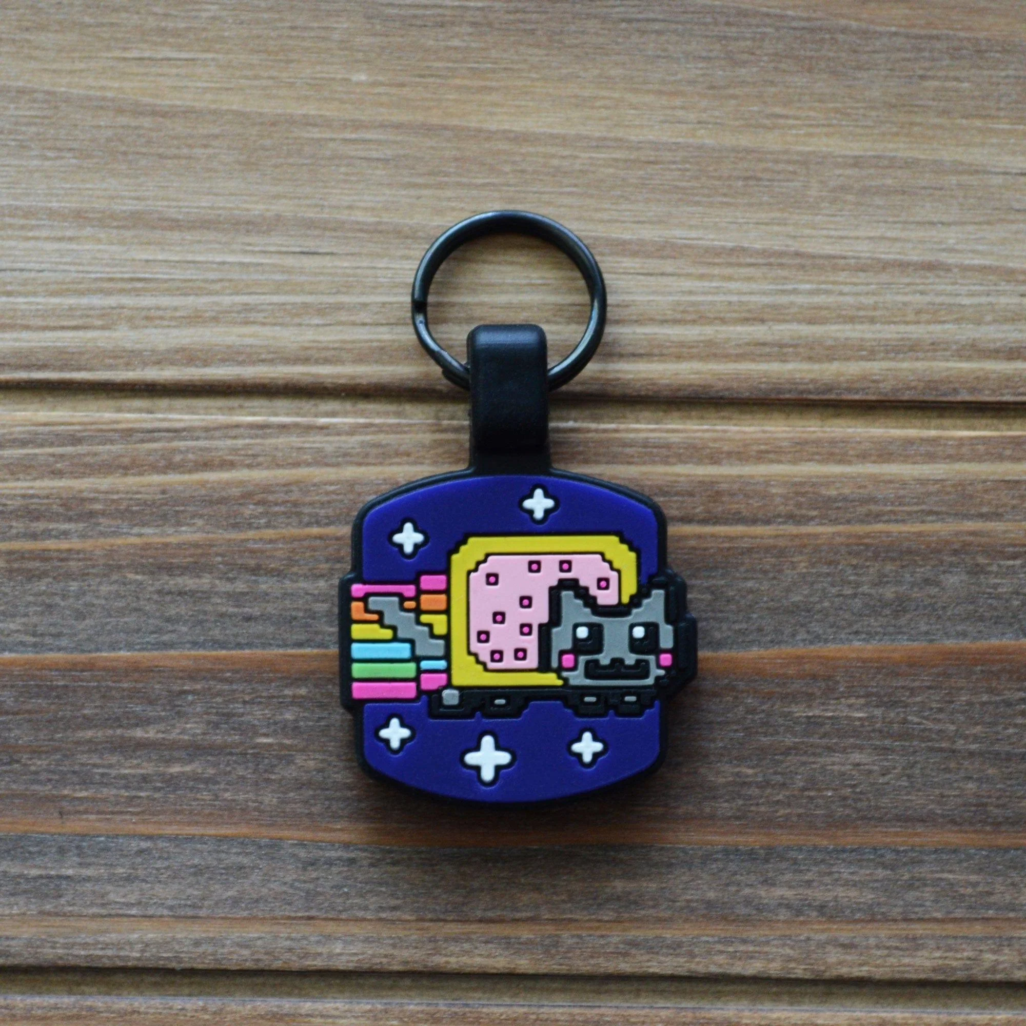 Nyan Cat Silicone Cat ID Tag - Image 3