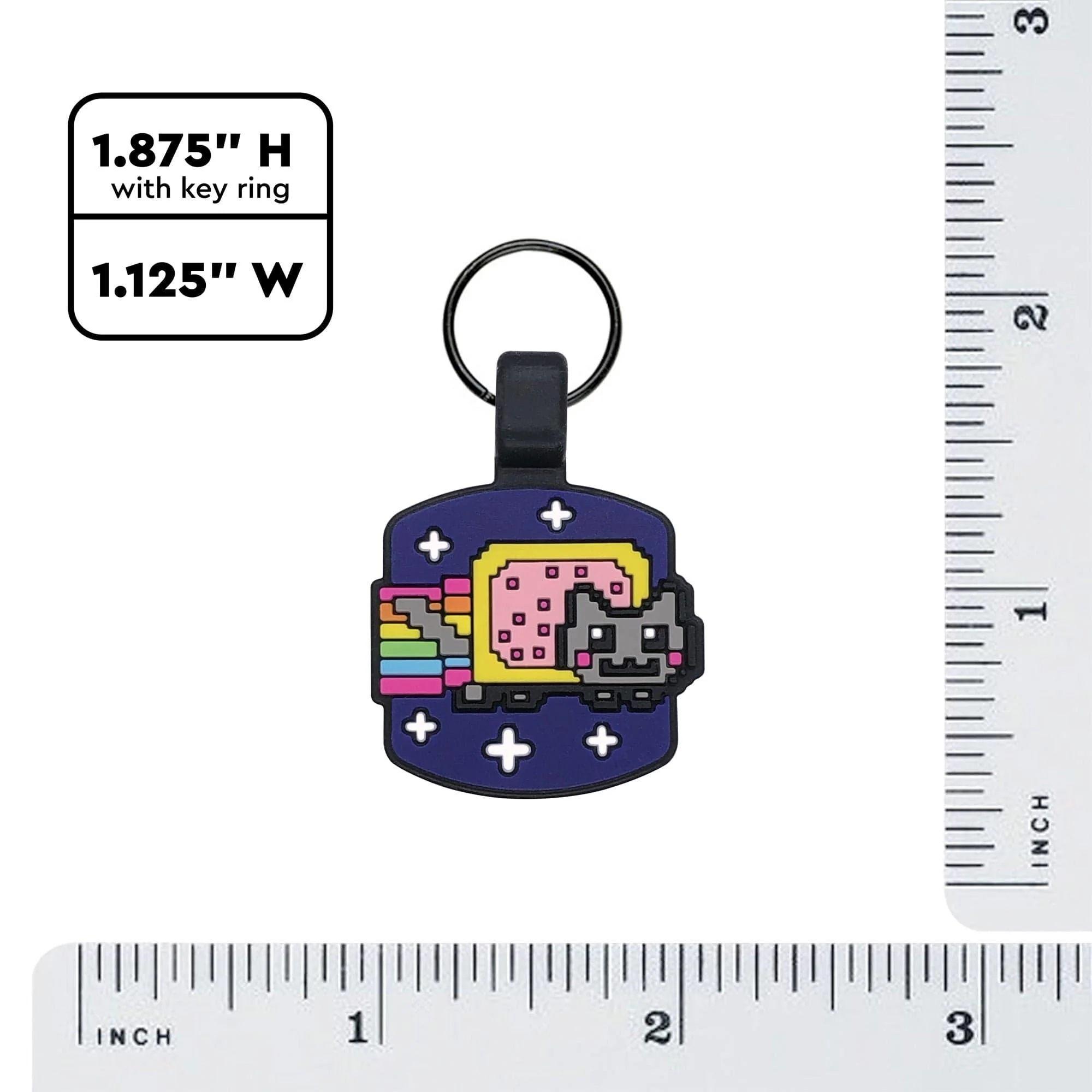 Nyan Cat Silicone Cat ID Tag - Image 4