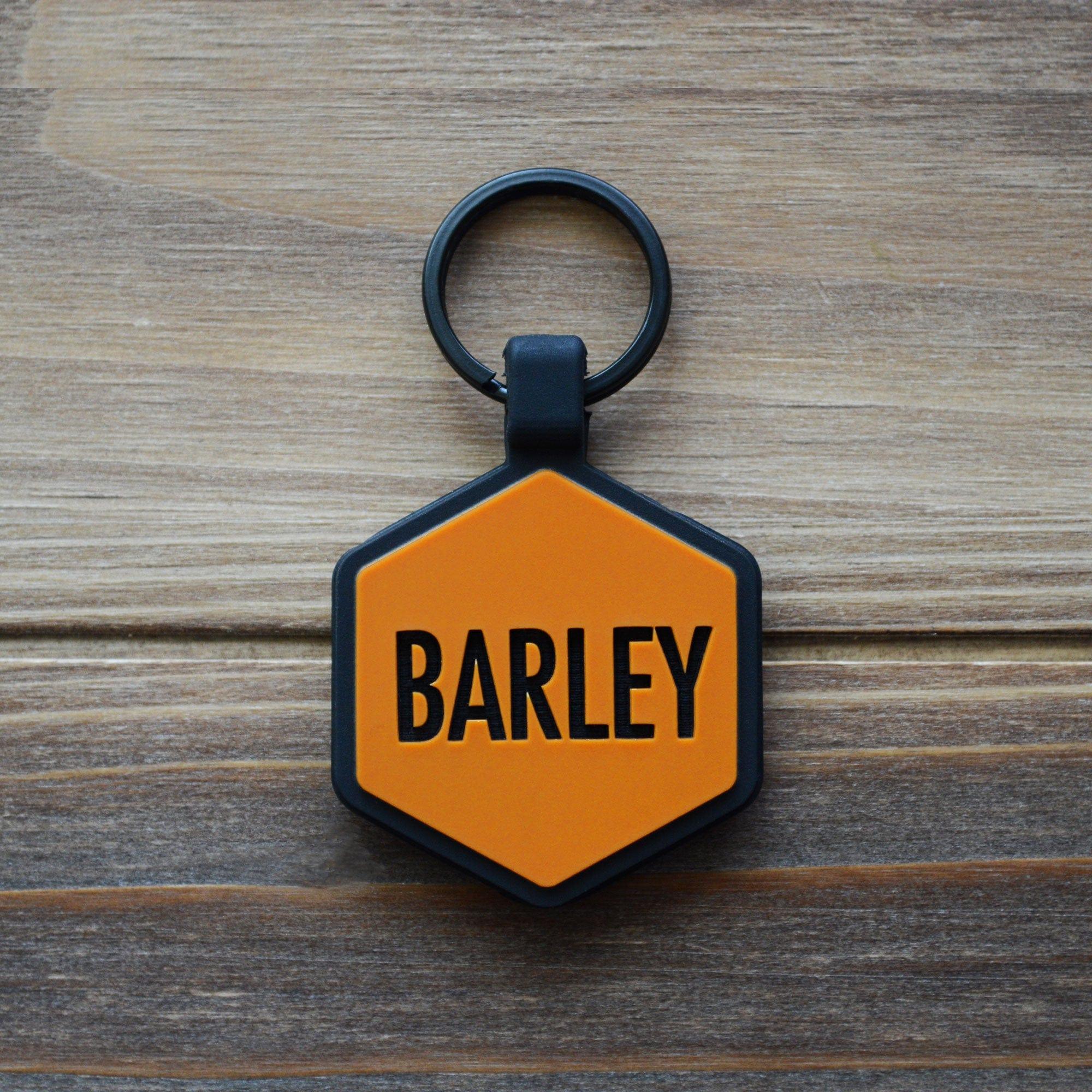 Orange Silicone ID Tag - Image 3