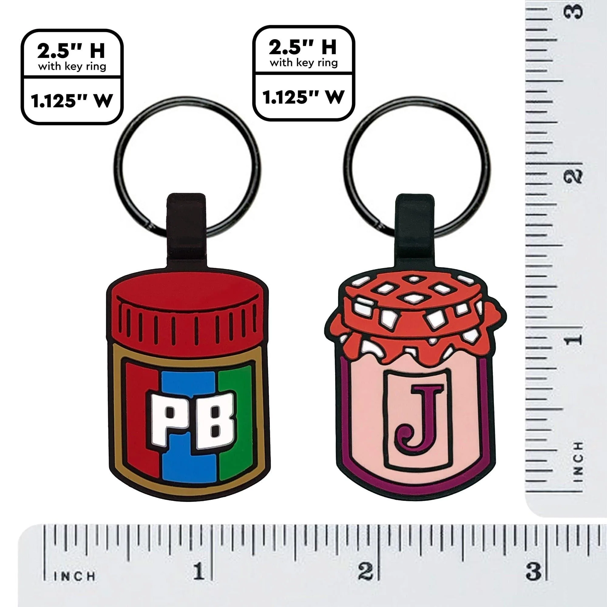 PB&J BFF Silicone ID Tag Set - Image 4