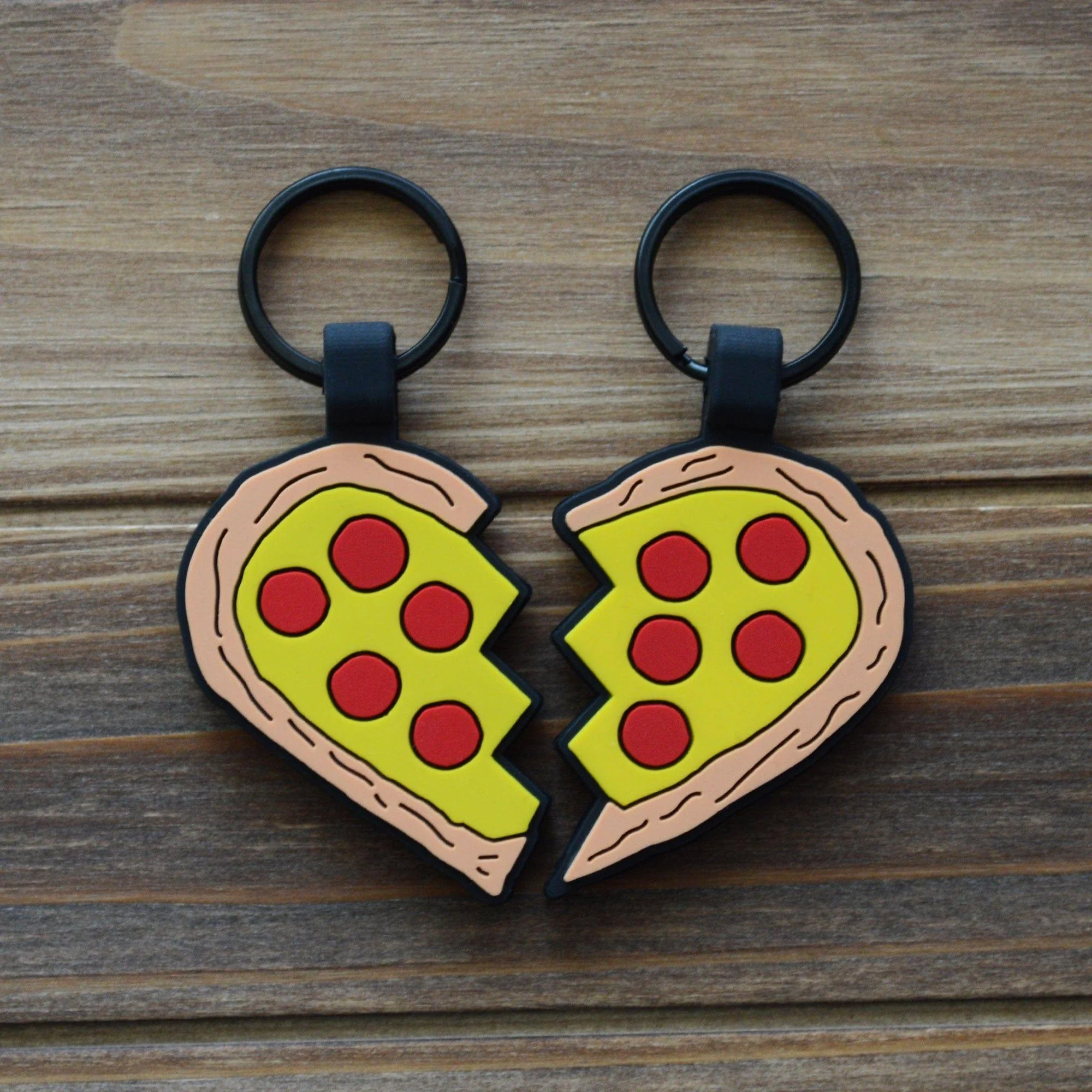 Pizza Your Heart BFF Silicone ID Tag Set - Image 3