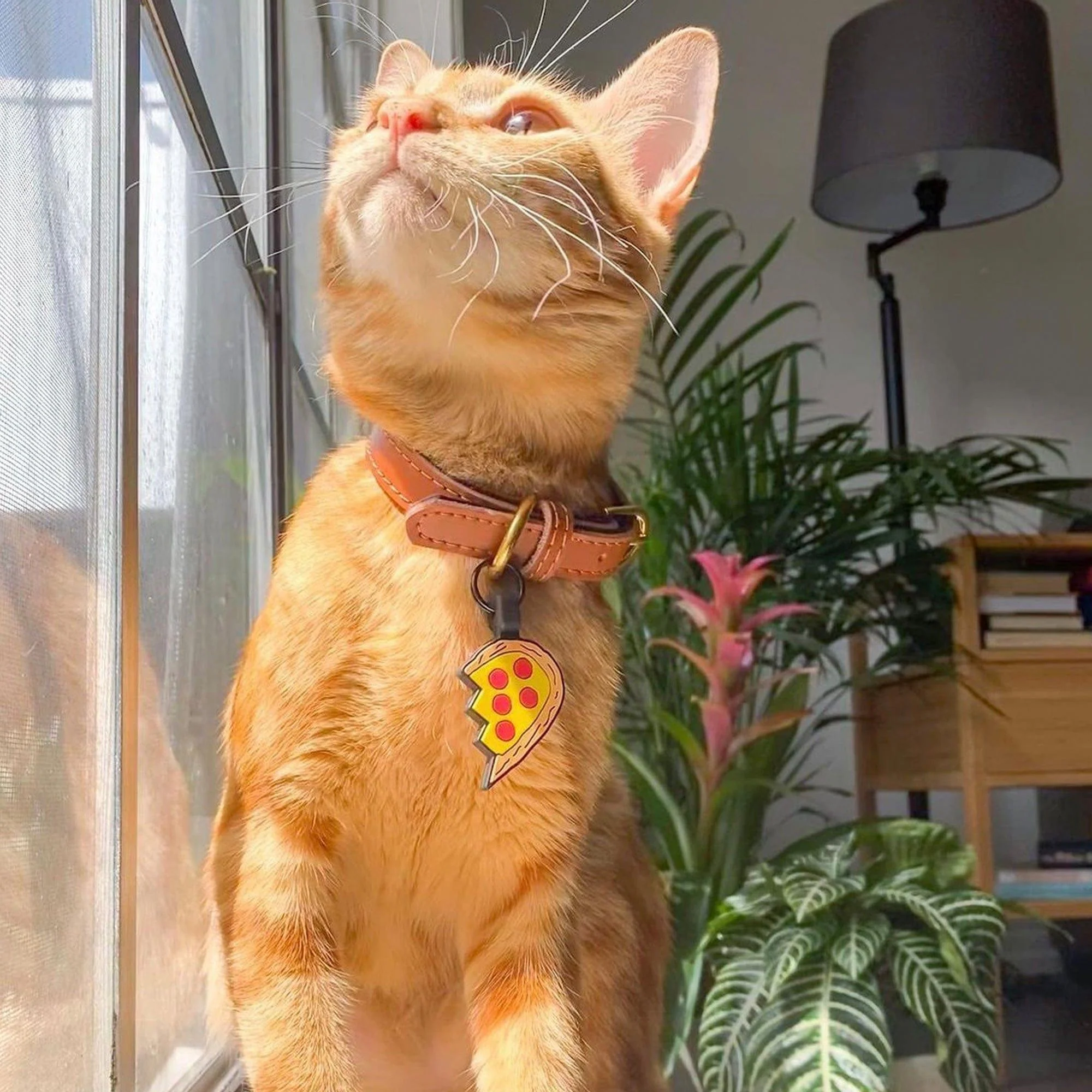 QR Code Pizza Your Heart Silicone ID Tag - Image 4