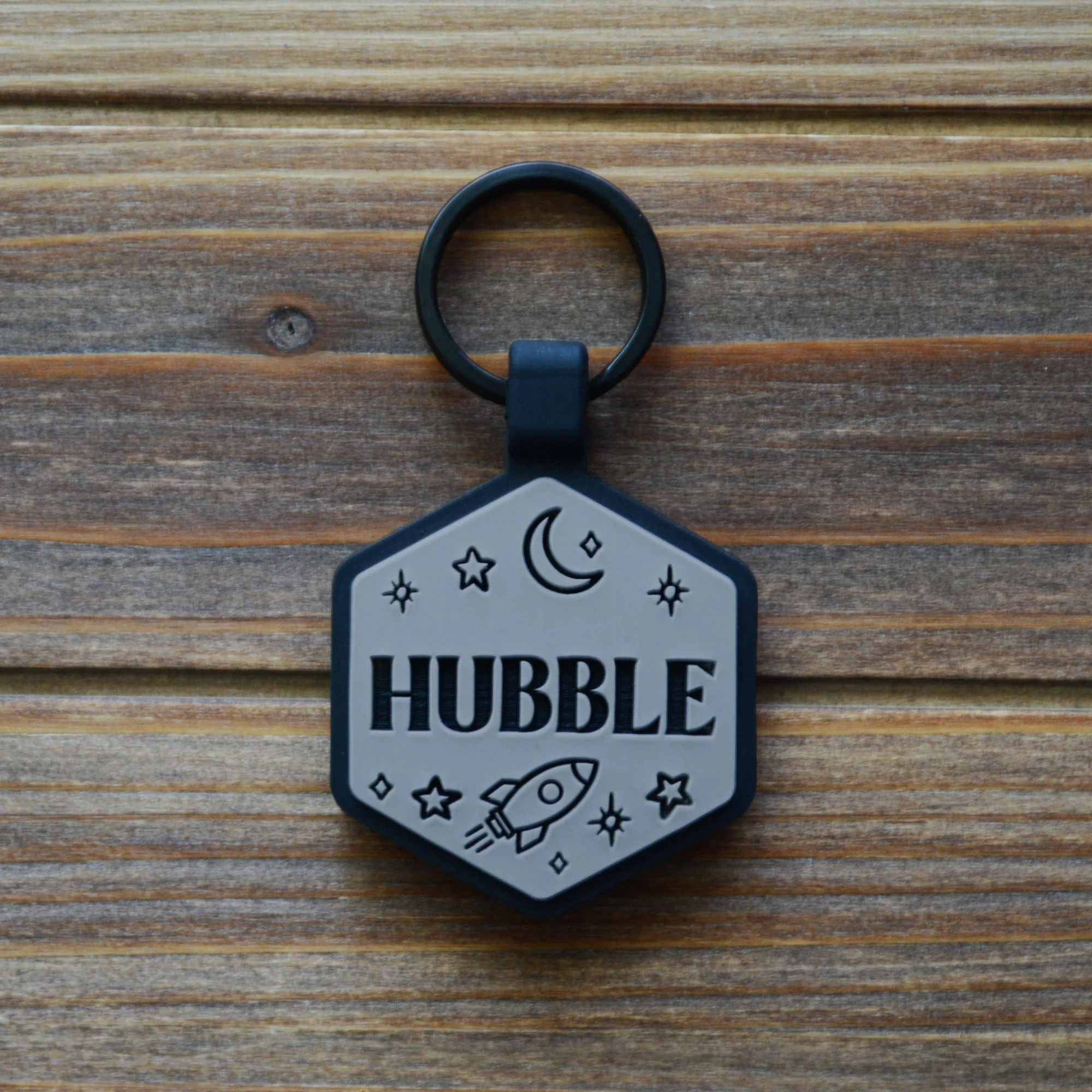 Space Cadet Silicone ID Tag - Image 3