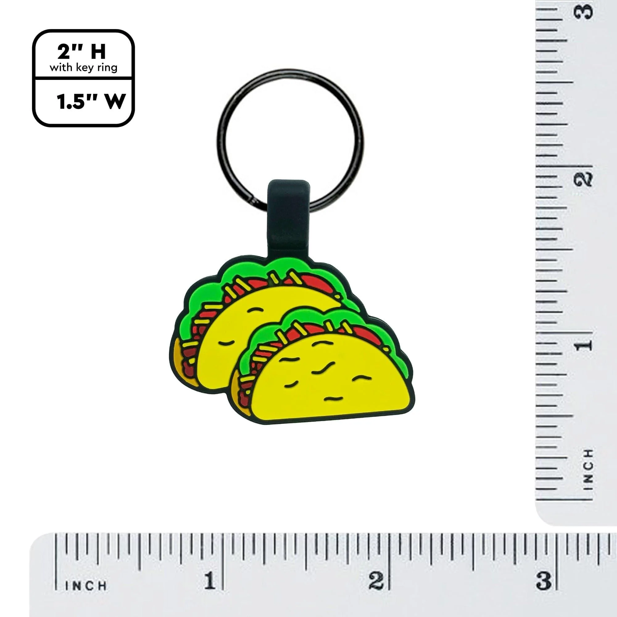 QR Code Taco Tuesday Silicone ID Tag - Image 5