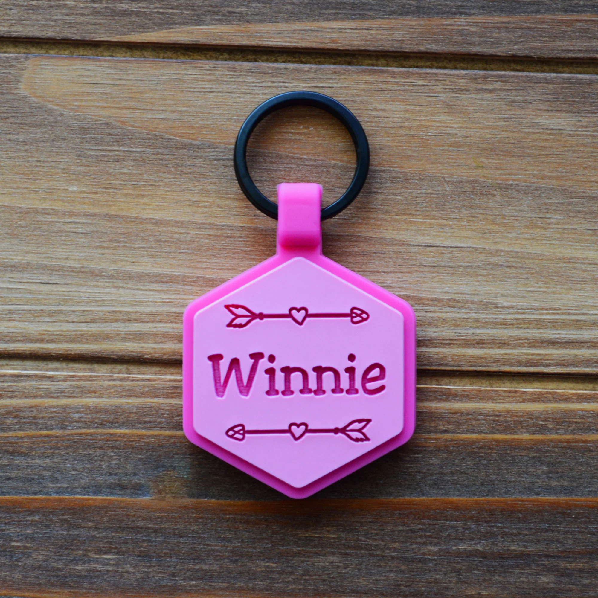 QR Code Wild One Silicone ID Tag - Image 3