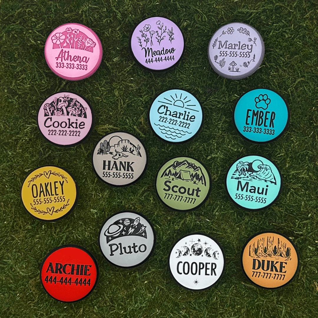 Custom Artwork | AirTag Holder Slide-On Pet ID Tag - Image 8