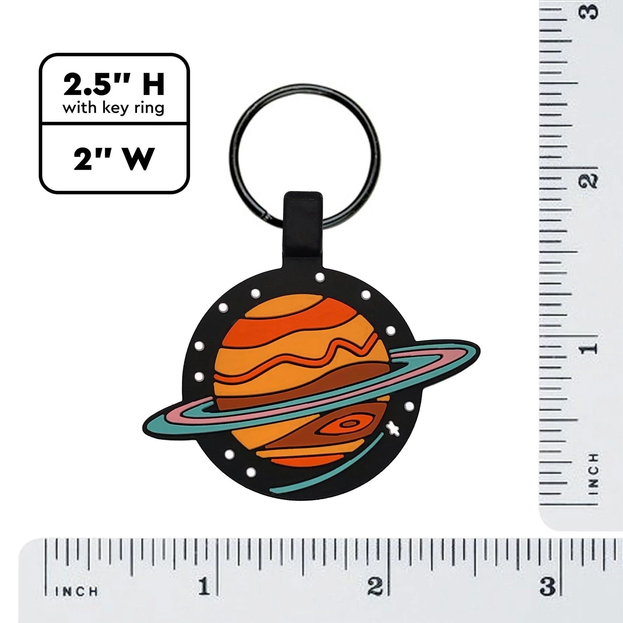 Spaced Out Silicone ID Tag - Image 6