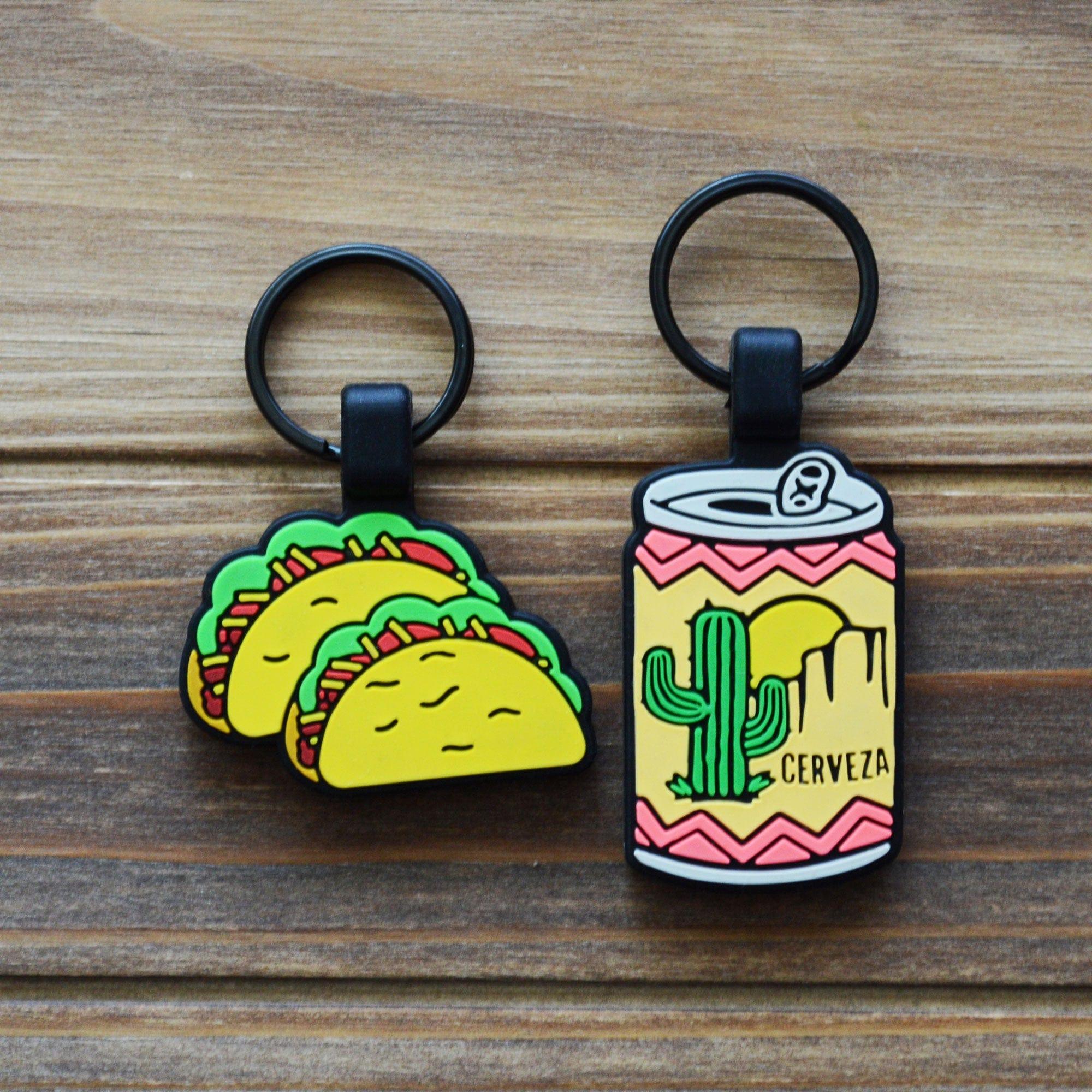 Tacos and Beer BFF Silicone ID Tag Set - Image 3