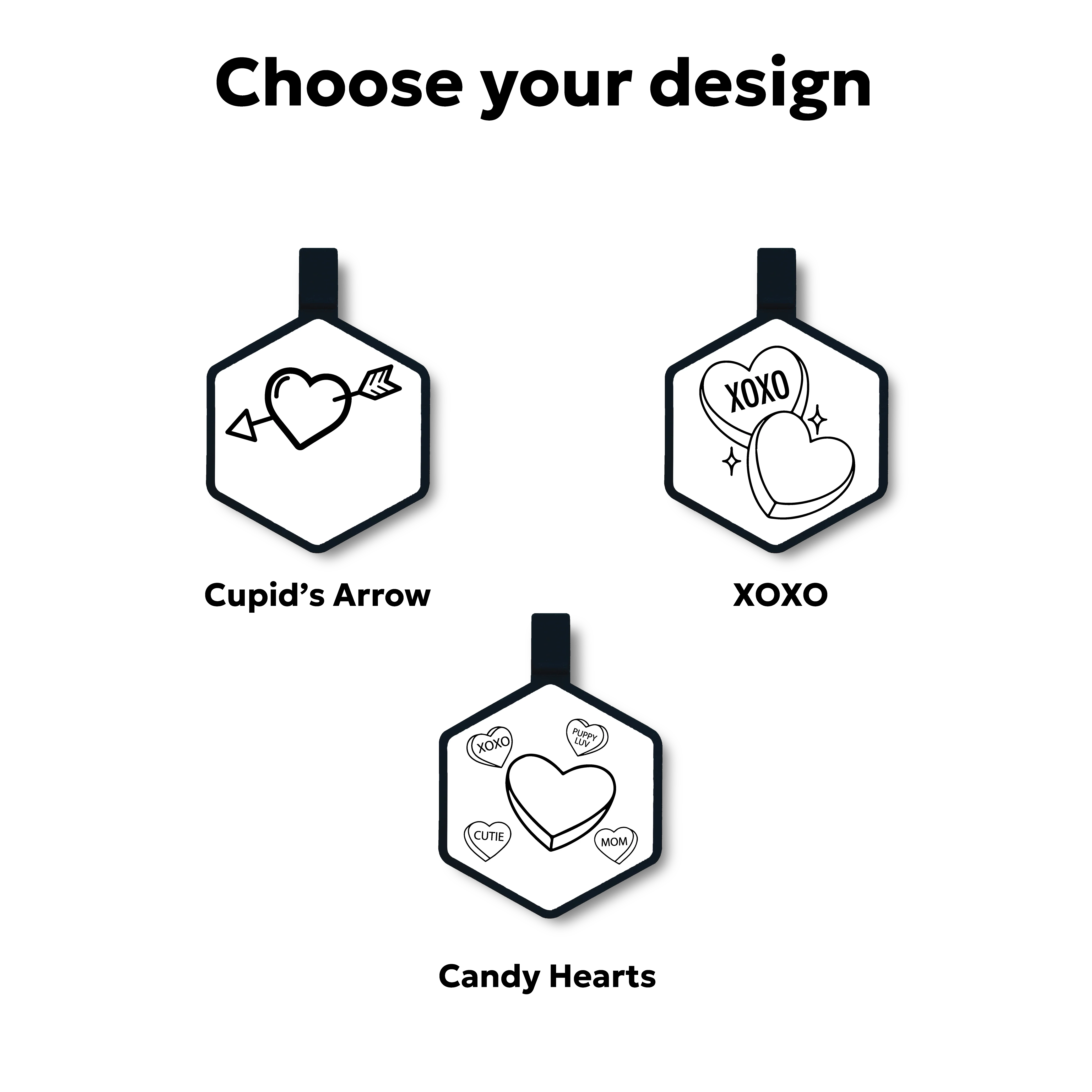 Valentine's Day Silicone ID Tags - Image 3